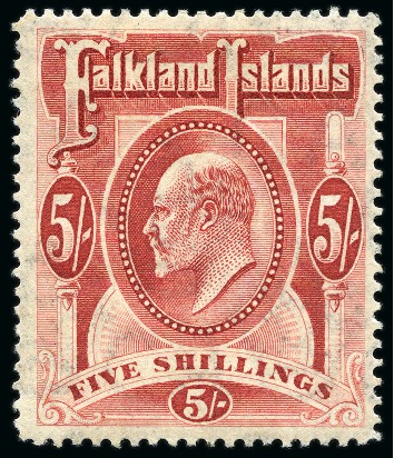 Stamp of Falkland Islands » Collections 1891-1937, Small selection of Falkland Islands on two