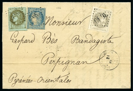 Stamp of France Affranchissement de septembre 1871 avec 20c Siège
