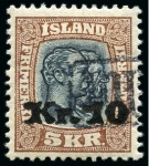 Stamp of Iceland » Iceland Collections 1873-1940, Mint and used collection mounted on three
