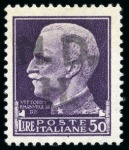 Stamp of Switzerland / Schweiz ITALY 1944  WWII Occupations SIBENIK, group of 14 values hinged, 1 used