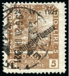 Stamp of Italy » Italy Fiume ITALY - FIUME 1921 Costituente Fiumane 2L & 5L with overprint letterset ERRROR