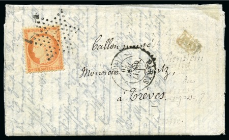 Stamp of France » Guerre de 1870-1871 Correspondance Havas en allemand de Paris 17.12.1870