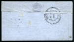 Stamp of France » Guerre de 1870-1871 LE FULTON Pli confié avec 20c Siège obl. étoile