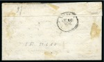 Stamp of France » Guerre de 1870-1871 LE GIRONDE certain avec paire de 10c Siège obl. étoile