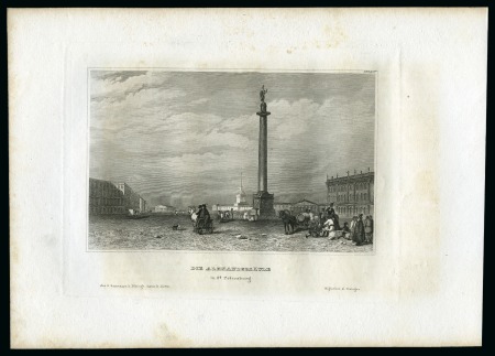 Stamp of Russia » Russia / Soviet Union Collections and Lots RUSSIA 1840-1850 Engravings (27) of different Russian cities