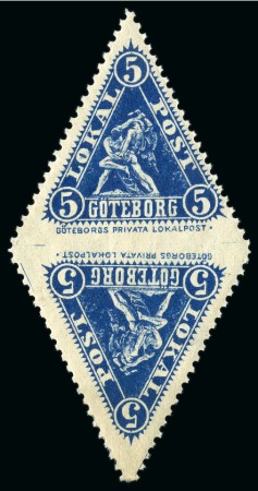 Stamp of Sweden 1888-1926, Extensive GÖTEBORG Local Post collection