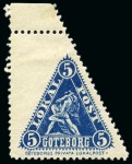 Stamp of Sweden 1888-1926, Extensive GÖTEBORG Local Post collection