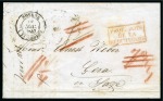 Stamp of Auction catalogues SMYRNE Lettre de1847 pour la SAXE avec diverses taxes