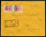 Stamp of Persia » Collections, Lots etc. 1914-23 Attractive group 48 cover and cards showing useful single, multiple and mixed issue frankings, useful lot for the specialist (48)