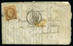 Stamp of France » Guerre de 1870-1871 Correspondance Havas en allemand avec arrivée par