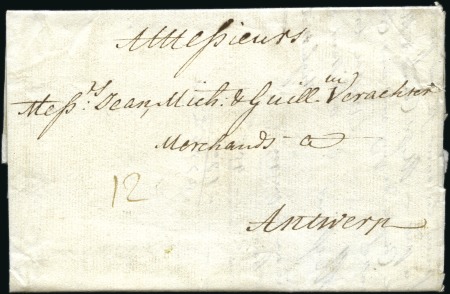 Stamp of Ireland PRE-STAMP AND STAMPLESS COVERS
1717 Double lett