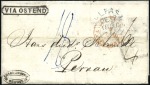 Stamp of Ireland 1851 Cover from Belfast to Pernau, ESTONIA, with f
