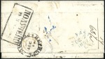 Stamp of Ireland 1851 Cover from Belfast to Pernau, ESTONIA, with f