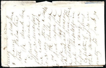 Stamp of Colonies françaises » Levant 1862 Enveloppe de Beyrouth pour l'Irlande via Mars