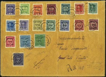 Stamp of Italy » Italian Occupations WWI » Fiume AUSTRIA - Italian Occupation of the Trentino (Trie