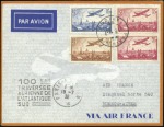 Stamp of France 1936 (Jul 19) 100th Crossing of the South Atlantic