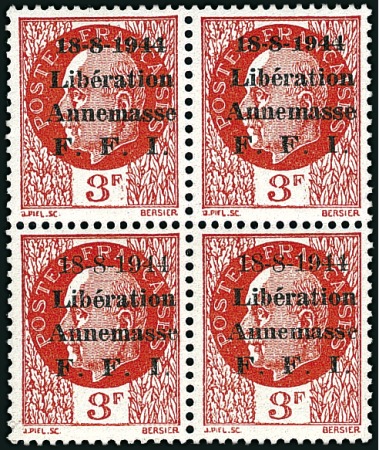 Stamp of France LIBERATION - ANNEMASSE: Série complète de 11 valeu