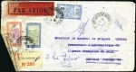 Stamp of Colonies françaises » Madagascar (Poste française) 1930 Vol Madagascar - France accidenté avec cachet