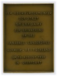 Stamp of Olympics 1936 Berlin: Mayor of Stuttgart Presentation Plaqu