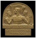 Stamp of Olympics 1927 Second Czech Workers' Olympiad, Prague: Pin b