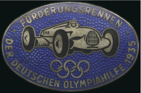 Stamp of Olympics 1936 Berlin: Car Race for the Benefit of the Berli