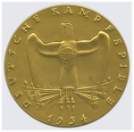 Stamp of Olympics 1934 Deutsche Kampfspiele, Nuremberg. Gold Winner'