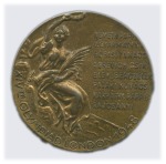 Stamp of Olympics Medal in the style of Olympic Winner's medals with