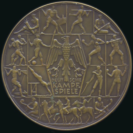 Stamp of Olympics 1930 Deutsche Kampfspiele, Breslau. Bronze Winner'
