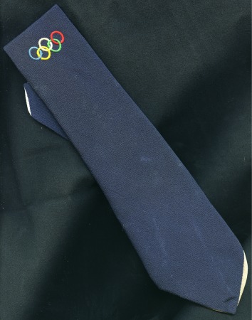 Stamp of Olympics » 1936 Berlin » Other Memorabilia 1936 Berlin. Tie with Olympic rings