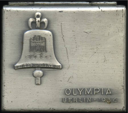 Stamp of Germany » German Empire » German Empire, 1933/45 Third Reich Commemorative Cigarette Case, 95x80mm and 43mm hig