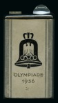 Stamp of Olympics Olympic Bell "Junior" Pocket Torch, 32x60mm, silve