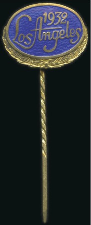 Stamp of Olympics Finnish Fund Raising stick-pins, 22x17mm, gold pla