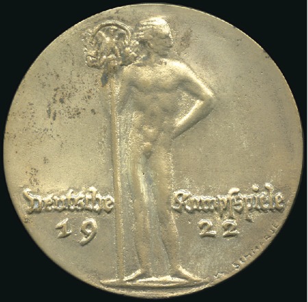 Stamp of Large Lots and Collections 1922 Deutsche Kampfspiele, Berlin. Second Place Wi