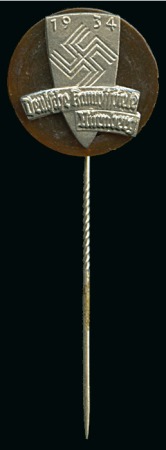 Stamp of Large Lots and Collections 1934 Deutsche Kampfspiele, Nuremburg. Stick-pin, 2