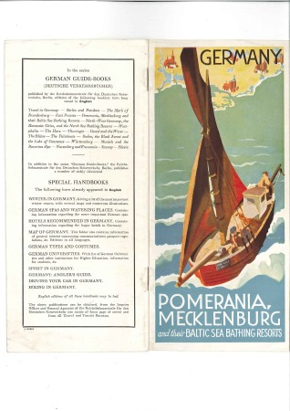 Stamp of Germany » German Empire » German Empire, 1933/45 Third Reich German travel guides and brochures of regions and 