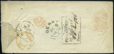Stamp of India 1856 Cover from Poodoovoil (Chingleput, Madras Cir