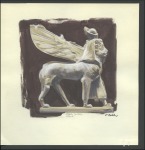 Stamp of Israel » Israel General Issues, 1948 to date 1966 Israel Museum Exhibits, artist's original pai
