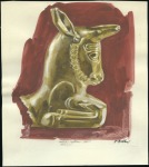 Stamp of Israel » Israel General Issues, 1948 to date 1966 Israel Museum Exhibits, artist's original pai