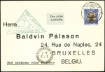 Stamp of Iceland 1931 Graf Zeppelin Islandfahrt group of 5 covers w