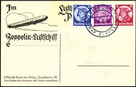 Stamp of Germany » German Empire 1933 (28 May) Graf Zeppelin "VDI-Kurzfahrt," Delag