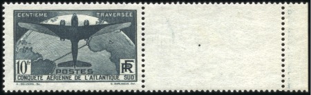 Stamp of France 1936 100e traversée aérienne de l'Atlantique-Sud, 
