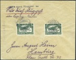 Stamp of Germany » German Empire 1921-22, Group of 5 airmail covers sent within Ger