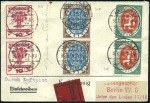 Stamp of Germany » German Empire 1921-22, Group of 5 airmail covers sent within Ger
