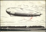 Stamp of Germany » Danzig Danzig: 1931 Zeppelin ppc, Cape Verde drop