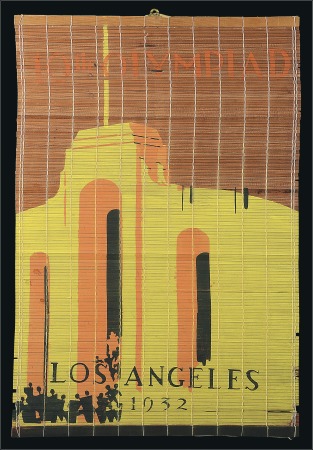 Stamp of Olympics » 1932 Los Angeles 1932 LA Olympic Stadium bamboo wall hanging