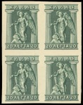 Stamp of Greece 1911 "Engraved" issue 20L trial colour proof in ol