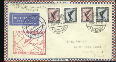 Stamp of Germany » German Empire 1931 Dornier Do-X First Trans-Atlantic Flight cove