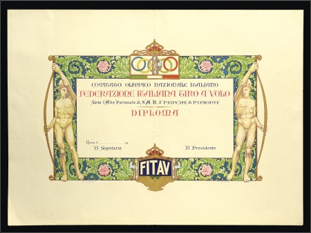 Stamp of Olympics » 1932-1936 Intervening Championships ca.1930s FITAV (Italian Shooting Federation, part 