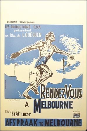 Stamp of Australia » Commonwealth of Australia "Rendez-Vous A Melbourne" film poster, 360x542mm, 