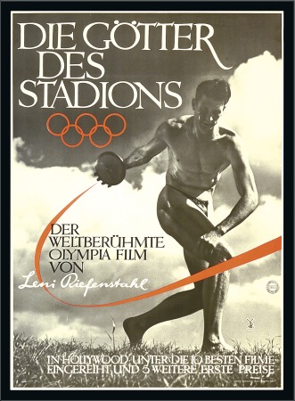 Stamp of Olympics Posters: Leni Riefenstahl's "Olympia" film poster 